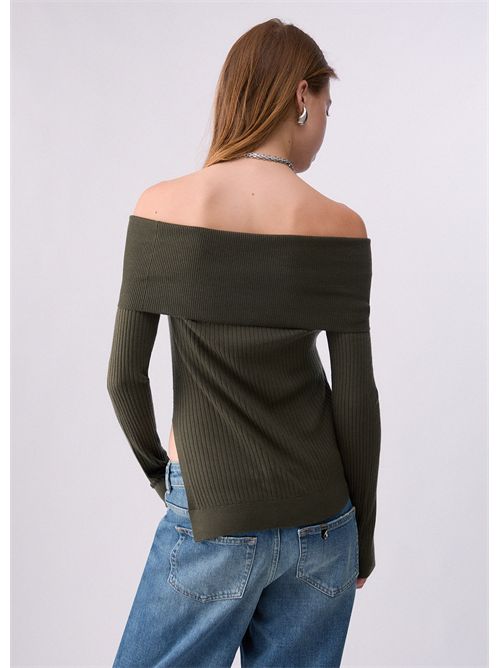 Maglia in lana con scollo bardot LIU JO | WF6099MA77Q/90510